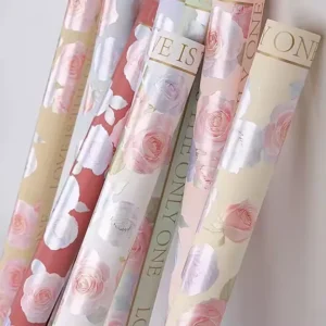 Papel Destello Floral Paquete de 20 hojas
