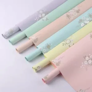 Papel Floral de 20 hojas
