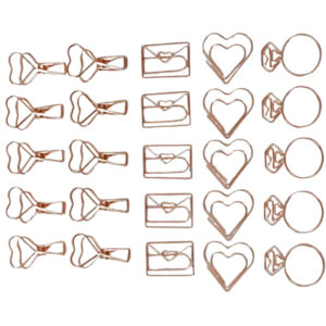 Porta Tarjetas Clip  25 piezas Variadas